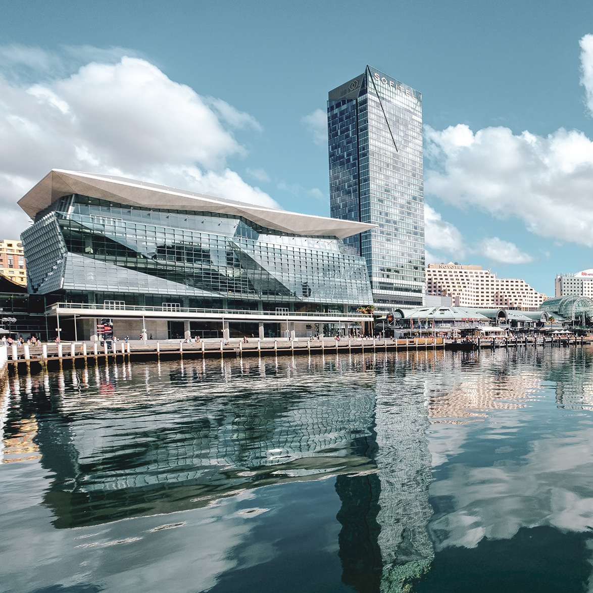 Sydney International Convention center ICC in Darling Harbour